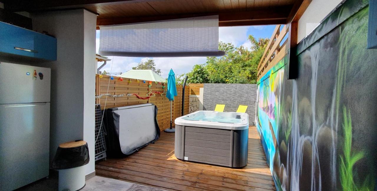 "Chez Claudia "Charmant Logement Avec Jacuzzi Privatif En Toute Intimite Sur Belle Terrasse Exterieure En Bois Et Piscine Courcelles ภายนอก รูปภาพ
